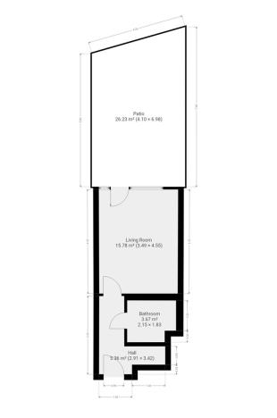 Pronájem bytu 1+kk, Praha - Veleslavín, Na dračkách, 28 m2