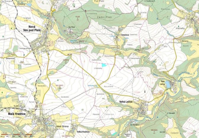 Prodej pole, Bojanovice - Senešnice, 17142 m2