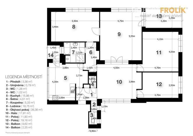 Pronájem bytu 4+1, Praha - Dejvice, Kladenská, 125 m2
