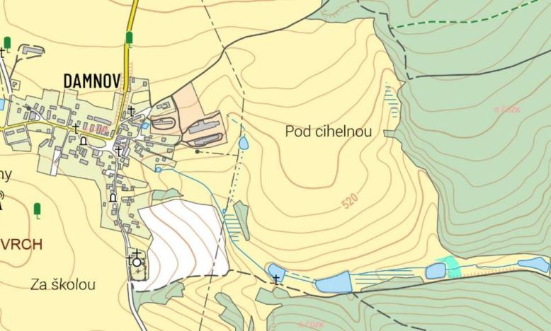 Prodej louky, Bor - Damnov, 2963 m2