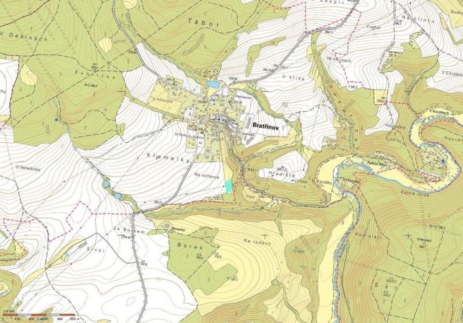 Prodej zahrady, Bratřínov, 3057 m2