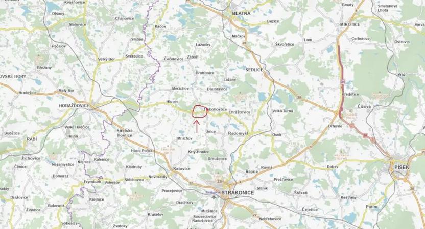 Prodej lesa, Třebohostice, 3144 m2