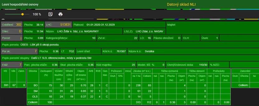 Prodej podílu lesa, Svratka, 1485 m2