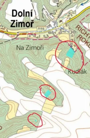 Prodej podílu lesa, Vysoká, 2782 m2