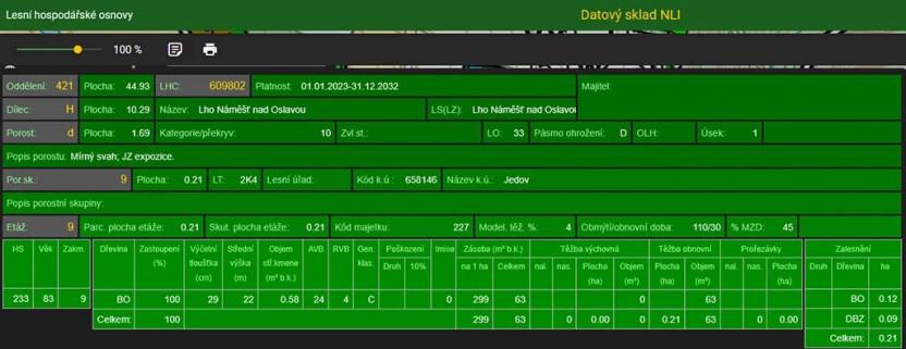 Prodej lesa, Náměšť nad Oslavou, 16948 m2