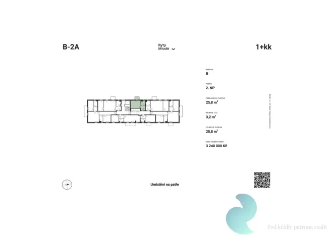 Prodej bytu 1+kk, České Budějovice - České Budějovice 5, 29 m2