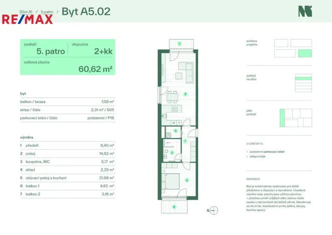 Prodej bytu 3+kk, Zlín, Tyršova, 60 m2