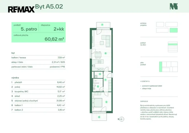 Prodej bytu 3+kk, Zlín, Tyršova, 60 m2