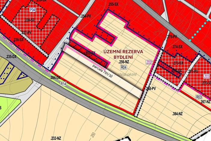 Prodej podílu pozemku pro bydlení, Křelov-Břuchotín, 5043 m2