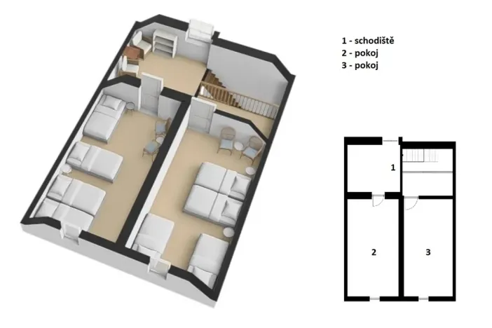 Prodej chalupy, Černý Důl, 130 m2