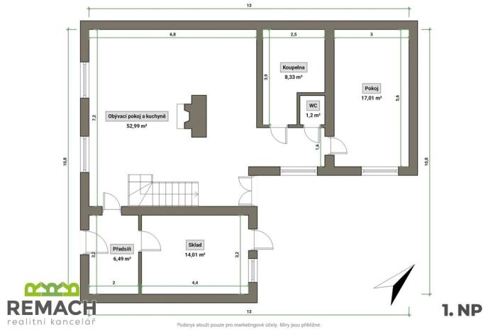 Prodej rodinného domu, Uherské Hradiště - Míkovice, Partyzánská, 189 m2