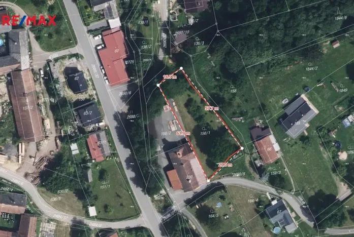 Prodej pozemku pro bydlení, Horní Třešňovec, 1222 m2