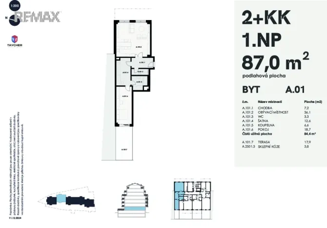Prodej bytu 2+kk, Karlovy Vary, Šumavská, 87 m2