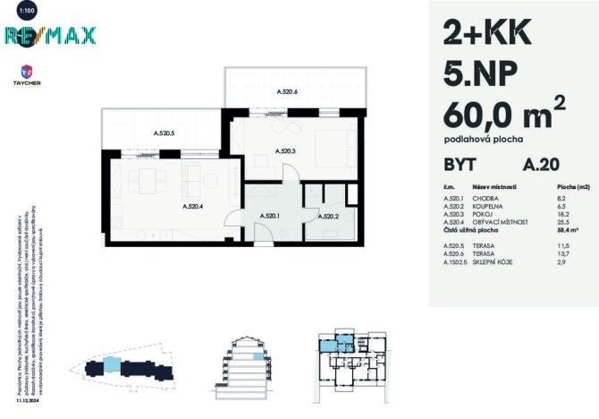 Prodej bytu 2+kk, Karlovy Vary, Šumavská, 60 m2