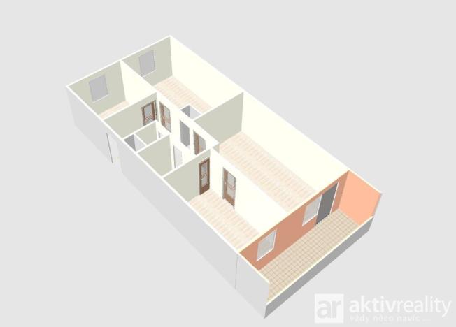 Prodej bytu 3+1, Vroutek, Na Hůrce, 65 m2
