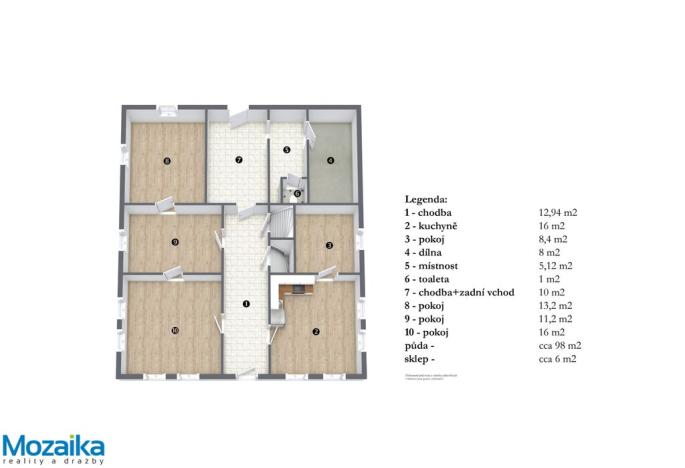 Prodej rodinného domu, Červená Voda - Bílá Voda, 60 m2