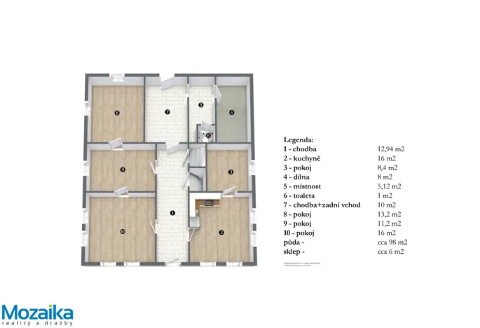 Prodej rodinného domu, Červená Voda - Bílá Voda, 60 m2