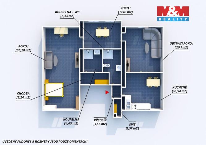 Prodej bytu 4+kk, Plešnice, 102 m2