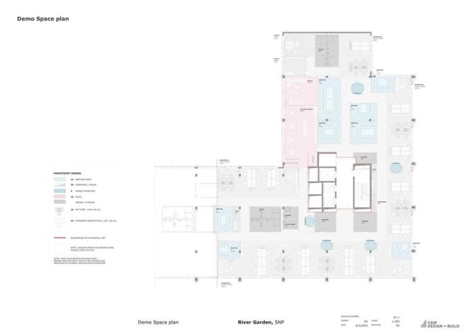 Pronájem kanceláře, Praha - Karlín, Rohanské nábřeží, 1104 m2