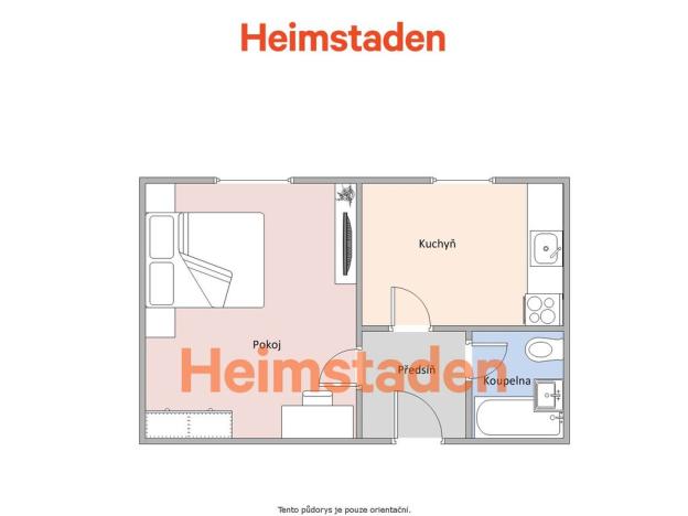 Pronájem bytu 1+1, Karviná - Nové Město, Jaroslava Vrchlického, 40 m2