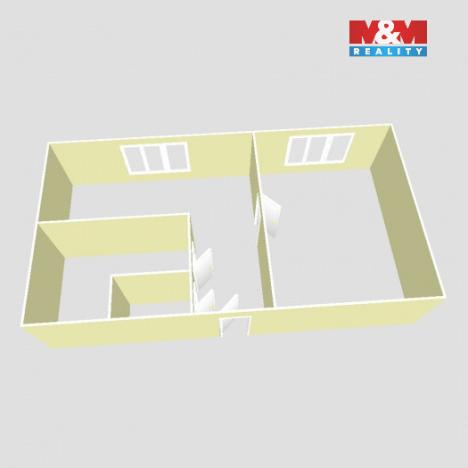 Prodej bytu 1+1, Krupka, Karla Čapka, 38 m2