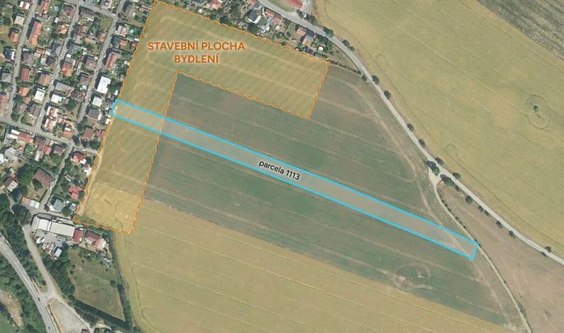 Prodej podílu pozemku pro bydlení, Vlašim, 2577 m2