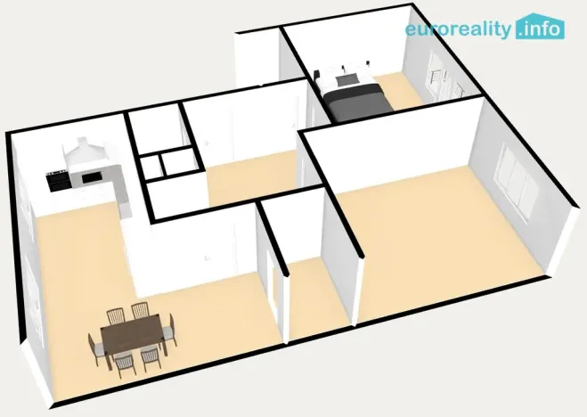 Prodej bytu 3+1, Vejprnice, Plzeňská, 72 m2