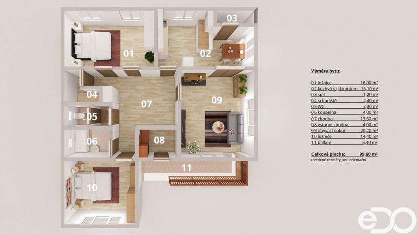 Prodej rodinného domu, Tři Dvory, 76 m2