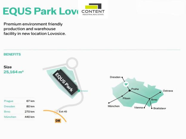 Pronájem výrobních prostor, Lovosice, Terezínská, 25164 m2