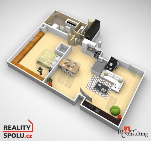 Pronájem bytu 2+kk, Kladno - Kročehlavy, Generála Selnera, 80 m2