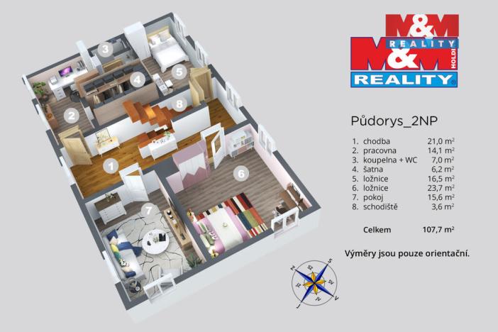 Prodej rodinného domu, Malečov - Březí, 196 m2