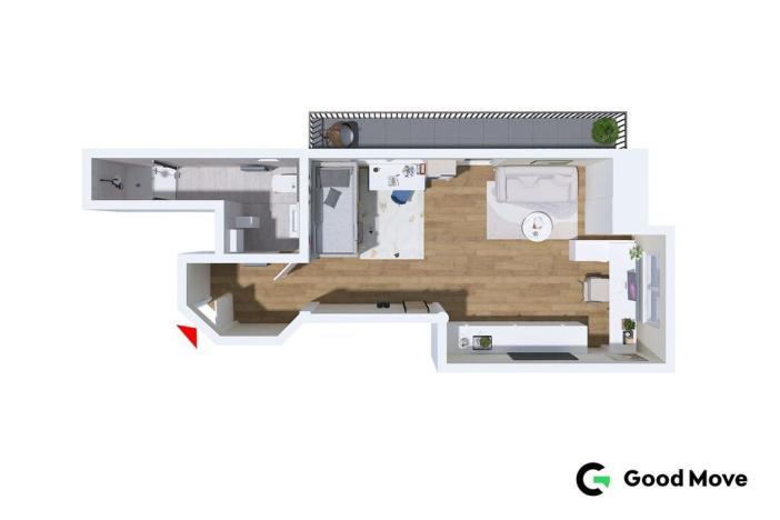 Prodej bytu 1+kk, Zlín, Horní Vršava IV, 64 m2