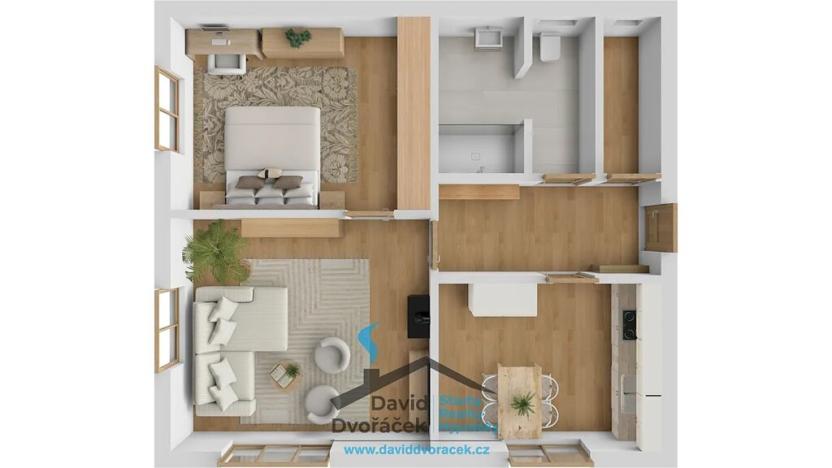 Prodej bytu 2+1, Stará Paka, 72 m2
