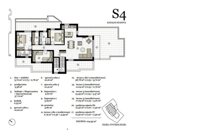 Prodej bytu 4+kk, Murter, Chorvatsko, 124 m2
