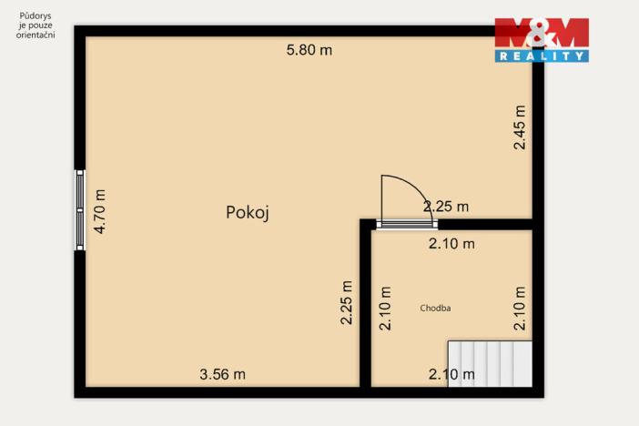 Pronájem rodinného domu, Domažlice - Město, Spálená, 101 m2