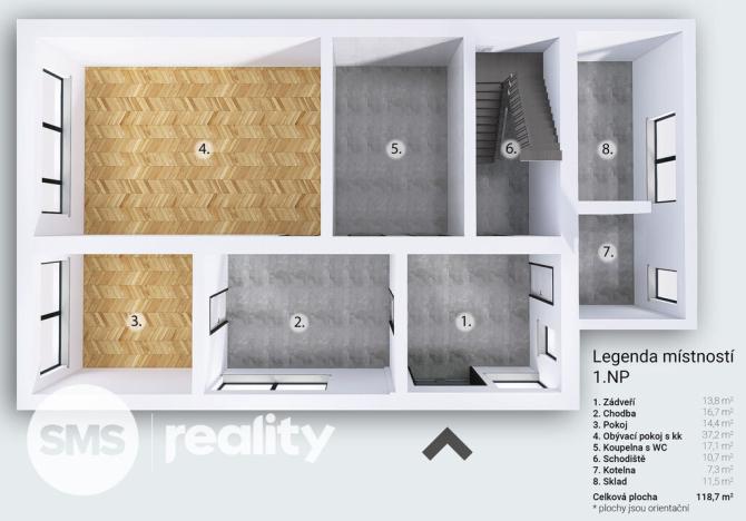 Prodej rodinného domu, Kojetín - Kojetín I-Město, Stružní, 228 m2