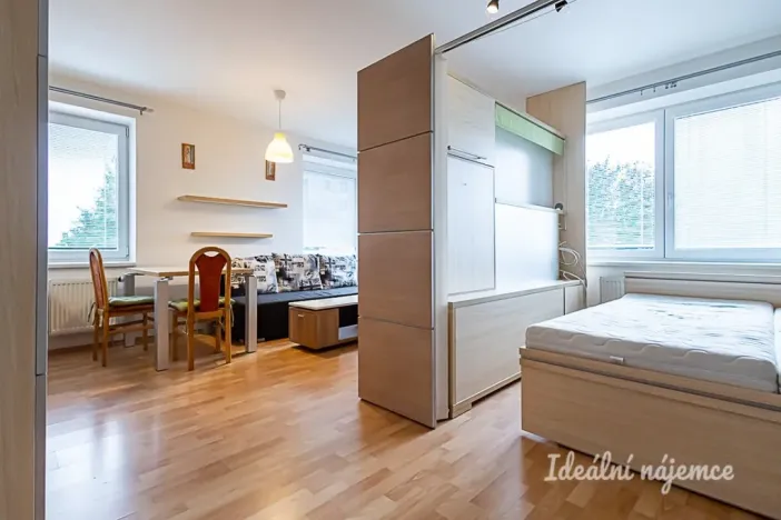 Pronájem bytu 1+kk, Praha - Horní Měcholupy, Padovská, 40 m2