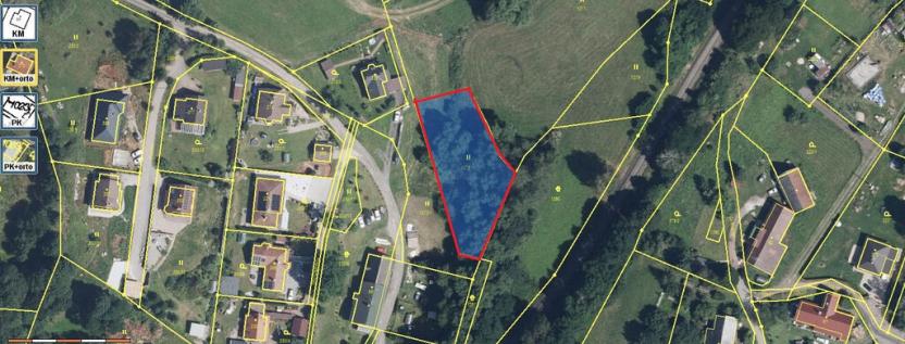 Prodej pozemku, Trutnov - Volanov, Za Mostem, 1585 m2