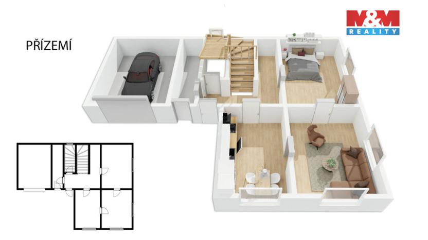 Prodej rodinného domu, Pohoří, 230 m2