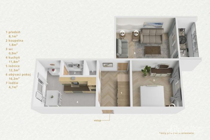 Prodej bytu 2+1, Kraslice, Soukenická, 57 m2