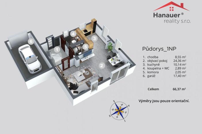 Prodej rodinného domu, Děčín - Děčín XXV-Chmelnice, Višňová, 113 m2