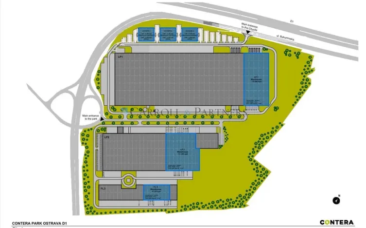 Pronájem skladu, Ostrava - Hrušov, Žižkova, 13500 m2