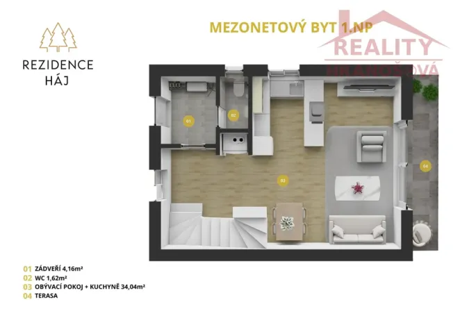 Prodej bytu 3+kk, Háj ve Slezsku, 81 m2