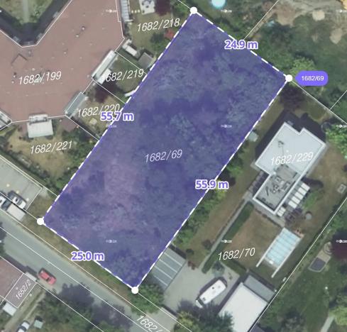 Prodej pozemku pro bydlení, Černošice, Slunečná, 1397 m2