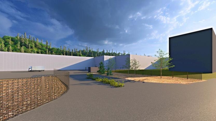 Pronájem skladu, Hýskov, Na Břasích, 500 m2