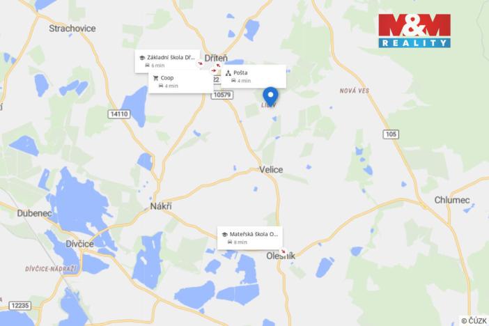 Prodej pozemku pro bydlení, Dříteň - Libív, 4001 m2