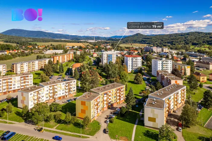 Prodej bytu 3+1, Zubří, Sídliště 6. května, 71 m2