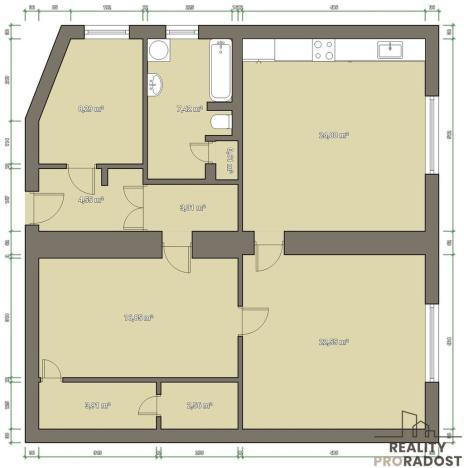 Prodej rodinného domu, Dyje, 120 m2