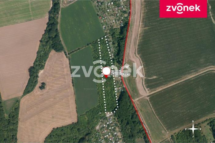 Prodej pole, Zlín - Malenovice, 15468 m2