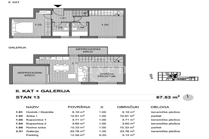 Prodej bytu 2+kk, Pag, Chorvatsko, 47 m2